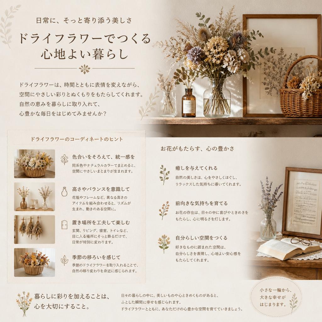 お花のある暮らしで心を豊かに