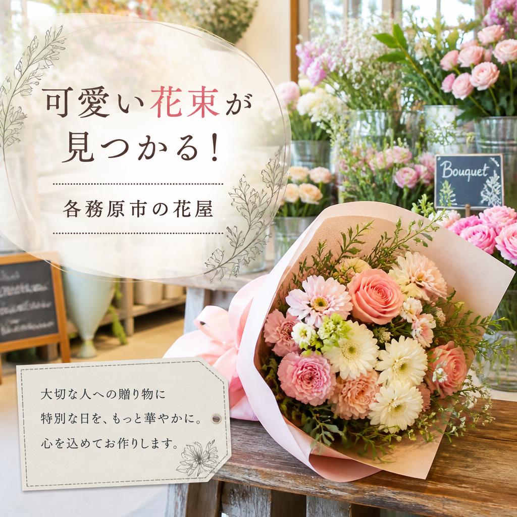 可愛い花束が見つかる！各務原市の花屋
