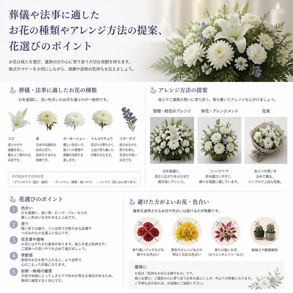 お供え用のお花の種類