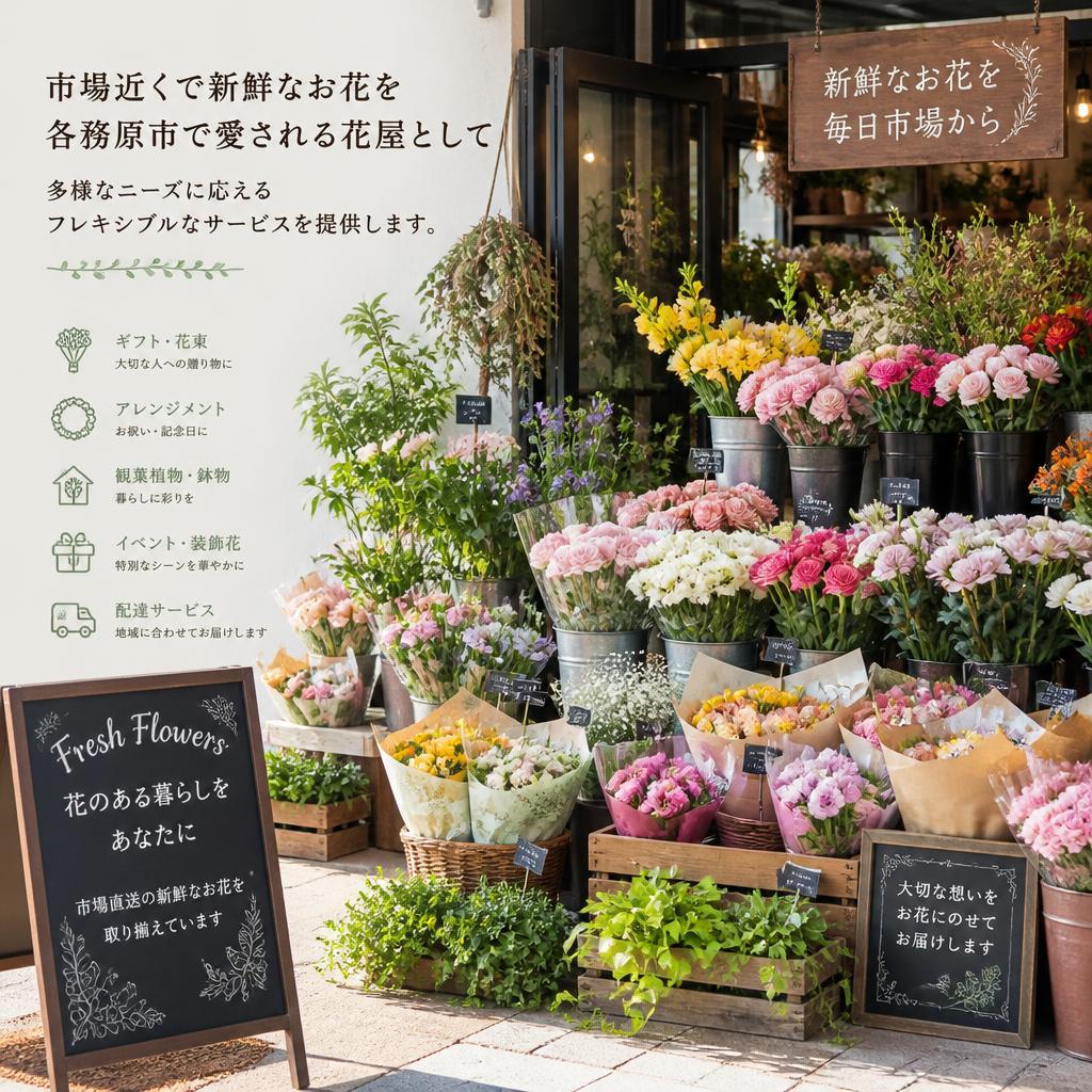 フラワーショップhaluの魅力