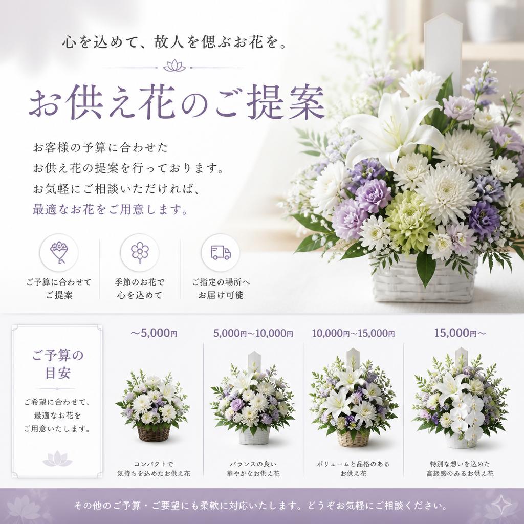 ご予算に応じたご提案